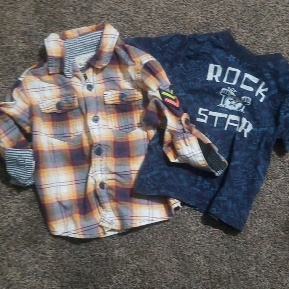 3t Boy Set of 2 tops